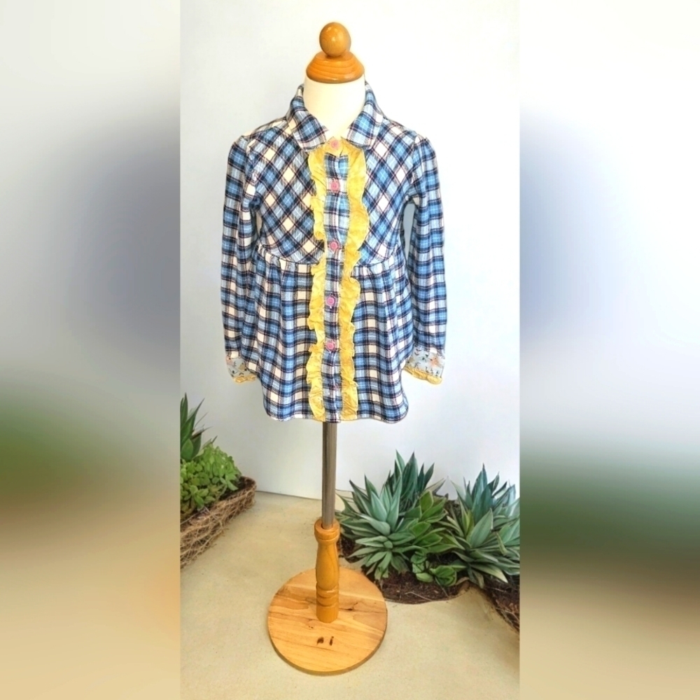 Matilda Jane Floating Away Flannel Long Sleeve Tunic